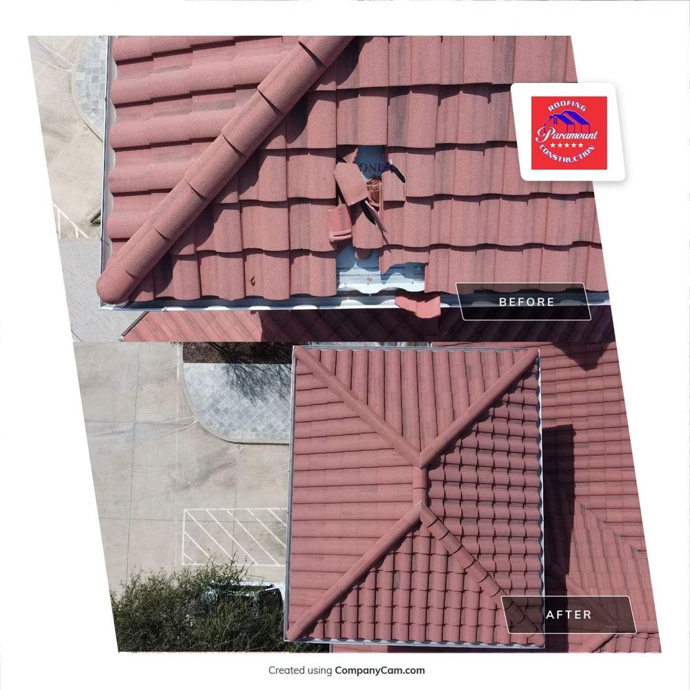 Slide of Paramount Roofing and Construction