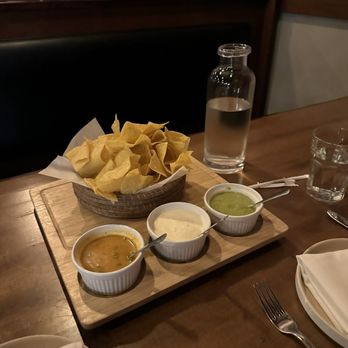 Nom Nom Tacos & Tequila - Chips & Salsa Trio - New Mexican Cuisine Near Me - Lafayette, Indiana Nom Nom Tacos & Tequila - Chips & Salsa Trio - New Mexican Cuisine Near Me - Lafayette, Indiana