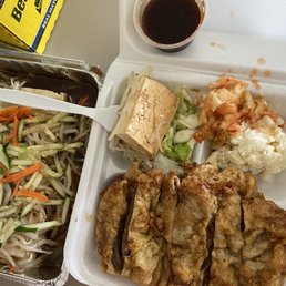 Best Meat Jun on planet earth. Tofu on the side was such a huge serving I got WAY more food than I expected for such a reasonable price!