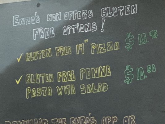 Menu photo 3 Enzo's Pizzeria Los Angeles, CA