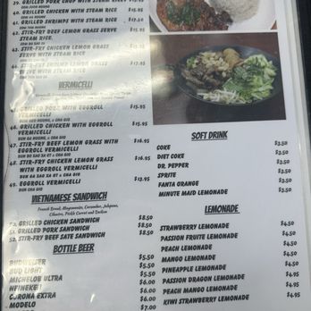 Pholicious - Menu - Vietnamese Near Me - Victorville, California