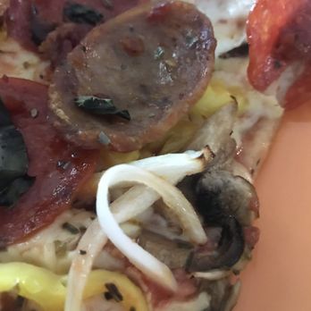 The Main Slice - White onions instead of red. - Pizza Near Me - North Myrtle Beach, South Carolina The Main Slice - White onions instead of red. - Pizza Near Me - North Myrtle Beach, South Carolina