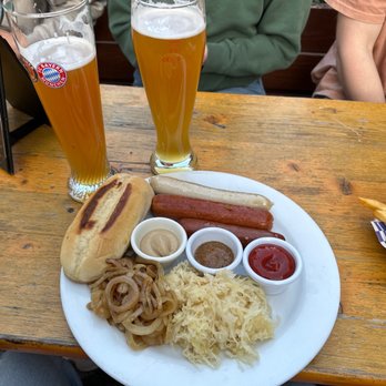 Das Bierhauz - Mountain View - Werst Platter and #2 Weiss - Beer Gardens Near Me - Mountain View, California