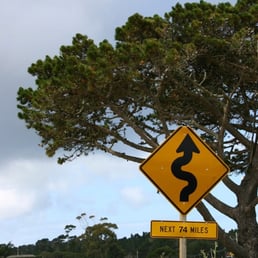 right near carmel... this is where the fun begins