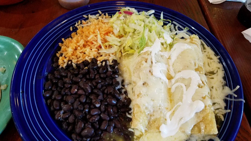 Order Enchiladas food online from Amigos Grill Cocina Mexicana y Cantina store, Portola Valley on bringmethat.com