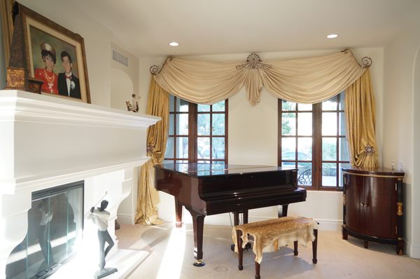 Luxury Drapes & Curtains - If you want to design your house or office with the best Elegant Drapes, Curtains, Motorized Drapes & Curtains, Motorized window treatments, shades, blinds, luxury drapes, and custom made curtains and drapes then you have come to the right place. Galaxy Design has the finest range of shades and curtains that will make your room look wonderful. With more than 40 years of experience in the industry, you can rest assured of top-class product quality and service.

The refinement and elegance brought to every corner of the home by the Galaxy Design curtain collection are particularly enhanced by its graceful, elegant designs, while extraordinary combinations of sheer and drapery fabric colors and patterns enable the personalization of living spaces. The custom drapery enables you to subtly emphasize the beauty of your furnishings with your own mixes of superior quality and beautifully patterned and painted ornamental pillow and throw and runner accessories.

You will get every type of drapes and curtain as per your choice and you will be surprised by the sheer variety and options that you will get at the time of purchase. Another wonderful fact is that Galaxy Design has its service and distribution network all across the USA and thus you do not have to worry about getting the products delivered at your doorstep. 

Give us a call today for a free virtual estimate!