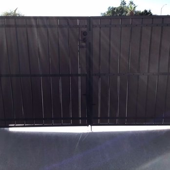 Sunset Gates - Back side of our new double-sided gates, with soft spring close. - Fences & Gates Near Me - Tempe, Arizona