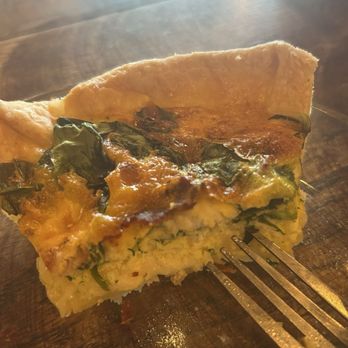 Little Garden Cafe - Spinach bacon quiche, yuk - Breakfast & Brunch Near Me - Spokane, Washington Little Garden Cafe - Spinach bacon quiche, yuk - Breakfast & Brunch Near Me - Spokane, Washington