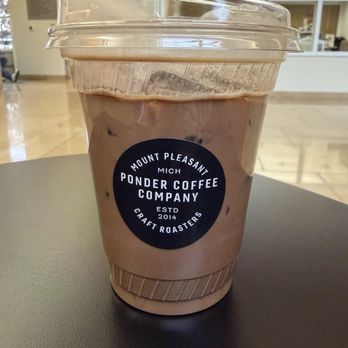 Ponder Coffee - Black sesame mocha - Coffee & Tea Near Me - Mount Pleasant, Michigan