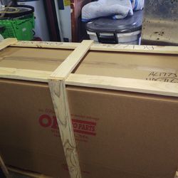 OK Auto Parts - Unbelievable shipping crate they made to ship a fender in.