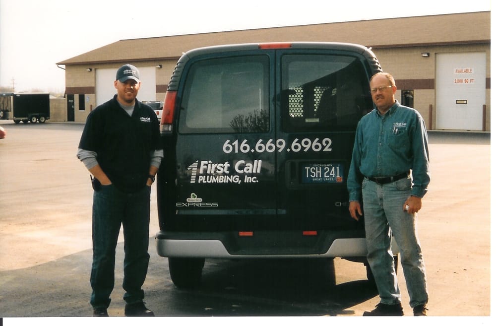 Slide of First Call Plumbing