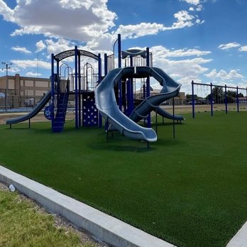 Eco Turf - Playground Turf with concrete boarder along perimeter - Artificial Turf Near Me - Venus, Texas Eco Turf - Playground Turf with concrete boarder along perimeter - Artificial Turf Near Me - Venus, Texas