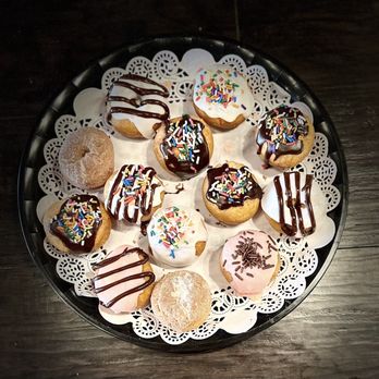 Nosh on Park - a plate of donuts with chocolate and sprinkles - Breakfast & Brunch Near Me - Rockville Centre, New York Nosh on Park - a plate of donuts with chocolate and sprinkles - Breakfast & Brunch Near Me - Rockville Centre, New York