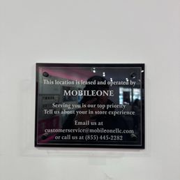 This store is actually run by MobileOne, so there will be no support from T-Mobile when they try and pull one over on you. This store is actually run by MobileOne, so there will be no support from T-Mobile when they try and pull one over on you.