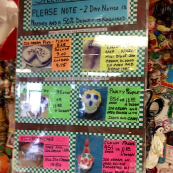 Clown Cones & Confections - Special order items - Ice Cream & Frozen Yogurt Near Me - Columbus, Ohio Clown Cones & Confections - Special order items - Ice Cream & Frozen Yogurt Near Me - Columbus, Ohio