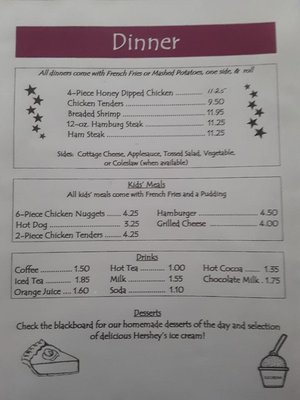 Menu photo 2 Blockhouse Cafe Liberty, PA