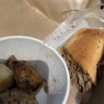 Goodfriend Package - French Dip (really delicious) and "dipping sauce" - American Near Me - Dallas, Texas Goodfriend Package - French Dip (really delicious) and "dipping sauce" - American Near Me - Dallas, Texas
