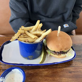 Mountain Burger - Mountain burger with fries - Burgers Near Me - Bend, Oregon Mountain Burger - Mountain burger with fries - Burgers Near Me - Bend, Oregon