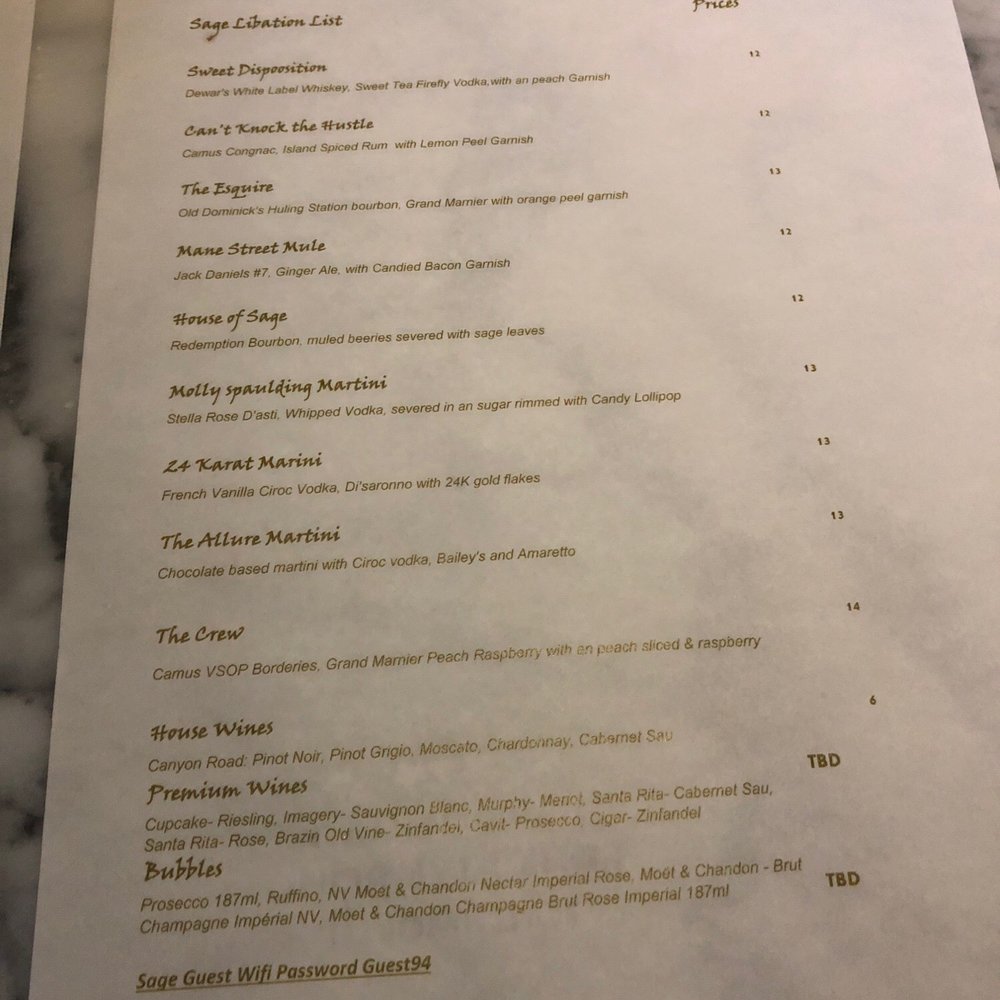 Sage Restaurant - American Near Me - Memphis, Tennessee