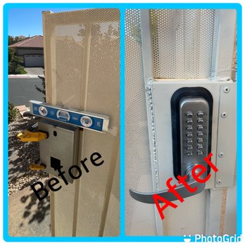 Lucky Key Locksmith - Residential gate double side lock installation - Keys & Locksmiths Near Me - Las Vegas, Nevada Lucky Key Locksmith - Residential gate double side lock installation - Keys & Locksmiths Near Me - Las Vegas, Nevada