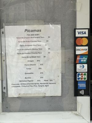 Menu photo 2 Picamas Arlington, VA Menu photo 2 Picamas Arlington, VA