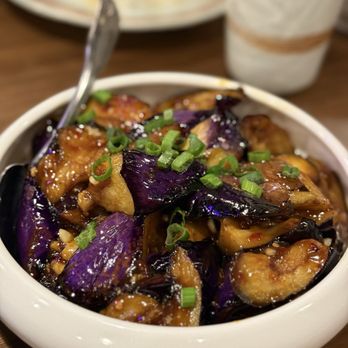 Beijing Restaurant - 58. Egg Plant in House Garlic Sauce - Szechuan Near Me - South Salt Lake, Utah Beijing Restaurant - 58. Egg Plant in House Garlic Sauce - Szechuan Near Me - South Salt Lake, Utah
