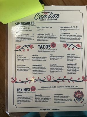 Menu photo 1 ABW CAN-tina Austin, TX Menu photo 1 ABW CAN-tina Austin, TX