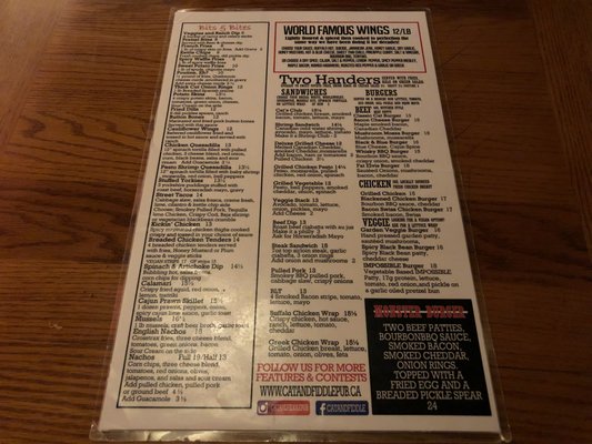 Menu photo 8 Cat & Fiddle Pub Port Coquitlam, BC