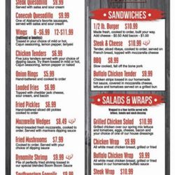 Rack and Reel Sports Grill - Menu