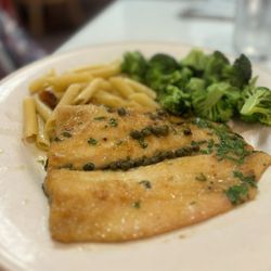 Emilio's Trattoria - Trout with capers and lemon butter sauce
