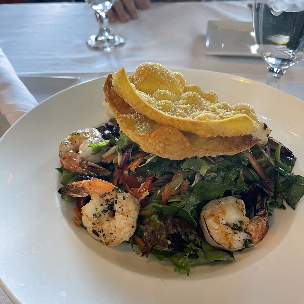 Flair Modern Cuisine   - Asian Salad with Shrimp - New American Near Me - Chapel Hill, North Carolina