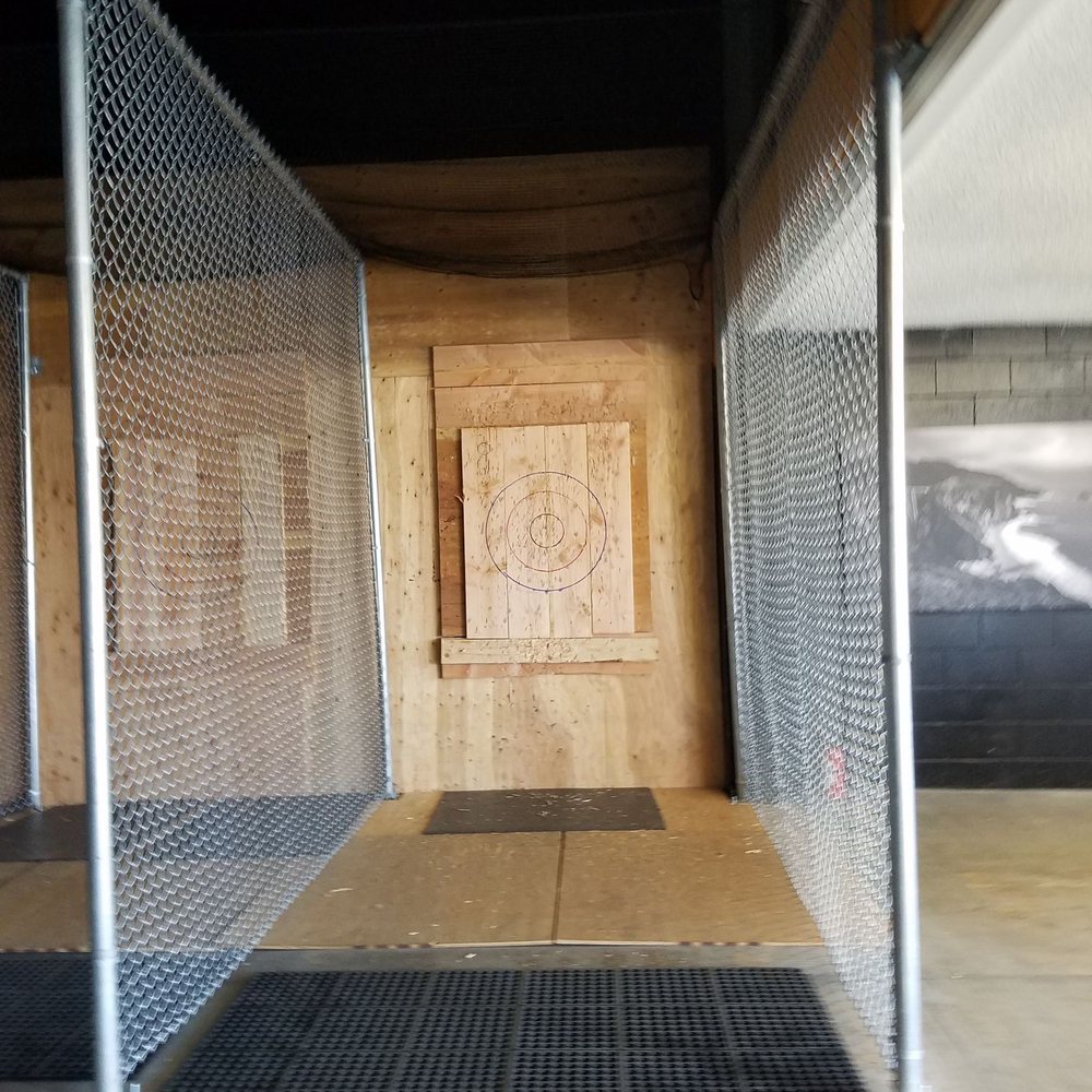 AxeVentures - Caged lane - Axe Throwing Near Me - San Diego, California AxeVentures - Caged lane - Axe Throwing Near Me - San Diego, California