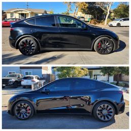 Chris installed ceramic tint on the front two windows to match the tint on the back windows. Great experience! Chris installed ceramic tint on the front two windows to match the tint on the back windows. Great experience!