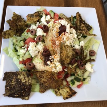 Olive Lebanese Eatery - Nachos - Mediterranean Near Me - Arlington, Virginia