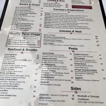 Carmine's - Tough decisions to make when you come in hungry... - Italian Near Me - Chicago, Illinois