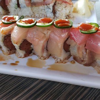 Shiki Sushi - Spicy Hamachi Roll $17 - Sushi Bars Near Me - Redlands, California