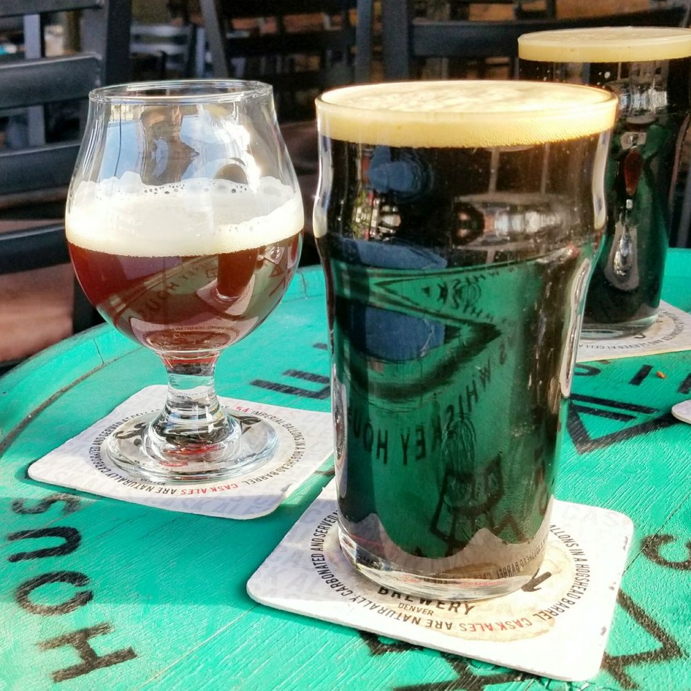 Hogshead Brewery - Laws Whiskey House barrel table. Fantastic! - Breweries Near Me - Denver, Colorado Hogshead Brewery - Laws Whiskey House barrel table. Fantastic! - Breweries Near Me - Denver, Colorado