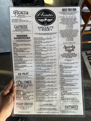 Menu photo 1 Aviator Pizza & Drafthouse Kyle, TX Menu photo 1 Aviator Pizza & Drafthouse Kyle, TX