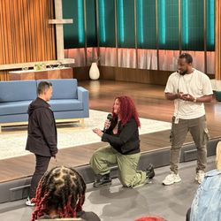 Karamo Show - A sweet proposal during the show break. They are big Karamo fans!