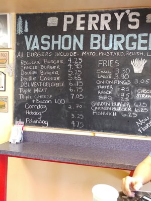 Menu photo 2 Perry's Vashon Burgers Vashon, WA Menu photo 2 Perry's Vashon Burgers Vashon, WA