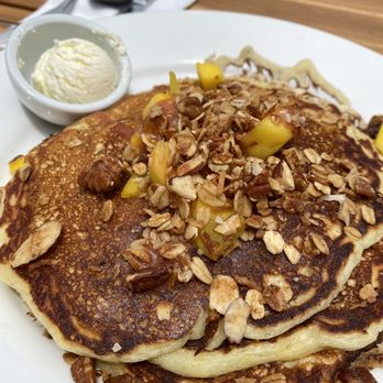 Shorehouse Kitchen - Mango Guava Pancakes - Coffee & Tea Near Me - La Jolla, California Shorehouse Kitchen - Mango Guava Pancakes - Coffee & Tea Near Me - La Jolla, California
