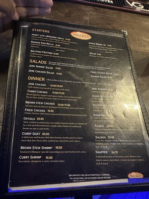 Menu photo 5 Mangos Caribbean Restaurant - Marietta Marietta, GA