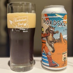 Rocketeer Beer & Liquid Provisions - Mordskater 7.9 ABV Weizenbock or dark wheat ale.