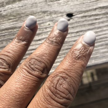 Nail Works - My nails were thick and not filed down and bubbling in places. Not the best work. - Waxing Near Me - Chicago, Illinois