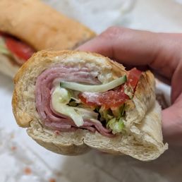 Subway - Cross-section of my cold cuts sub - sandwich, food, sandwiches - Sandwiches Near Me - Stouffville, Ontario
