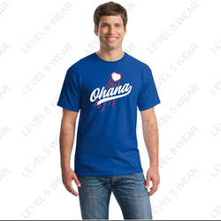 Level 5 Wear - Dodger themed Ohana Tees.
