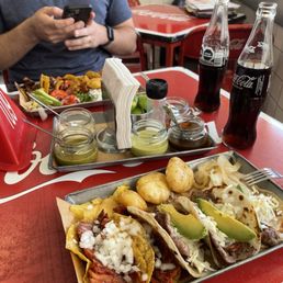 Our first time eating these delicious tacos!
