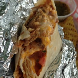 Shredded Chicken Burrito