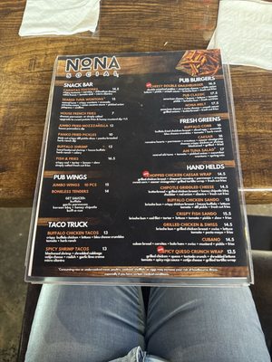 Menu photo 2 Nona Social Bar & Kitchen Orlando, FL