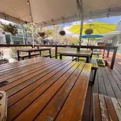 Great Heights Brewing - Th outdoor patio area